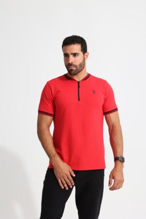 Bright Magenta Gym Sport Workout Polo shirt