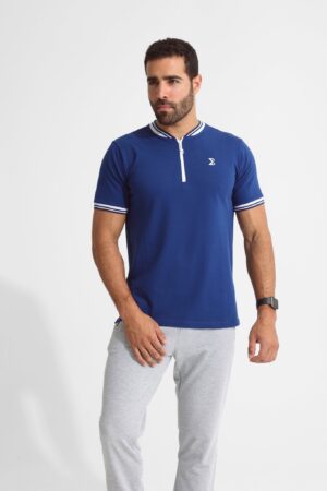 Sky Blue Gym Sport Workout Polo shirt