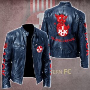 1. FC Kaiserslautern Bundesliga Style Leather Jacket For Fans