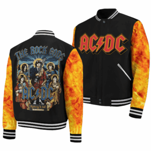 AC/DC Band Music Style Baseball Jacket For Fans