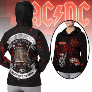AC/DC Band Music Style Windbreaker Jacket For Fans