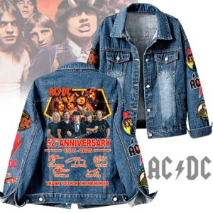 AC/DC Music Denim Jacket Gift For Fans