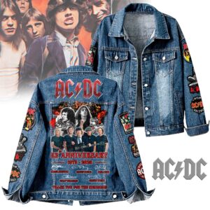 AC/DC Music Denim Jacket Gift For Fans