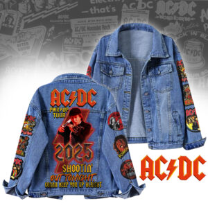 AC/DC Music Denim Jacket Gift For Fans