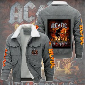 AC/DC Music Style Thermal Cotton Jacket Prim For Fans