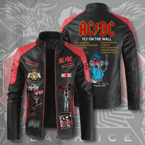 AC/DC Music Style Leather Jacket For Fans