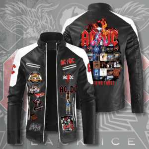 AC/DC Music Style Leather Jacket For Fans