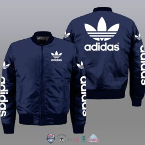 Adidas Luxury Fashion Style Bomber Jacket For Fans
