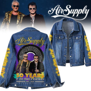 Air Supply Music Denim Jacket Gift For Fans