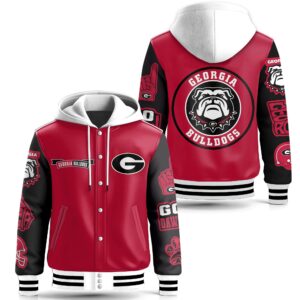 Alabama Crimson Tide NCAA Style Leather Baseball Jacket With Hooded For Fans