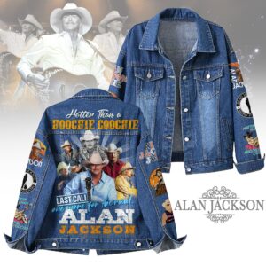 Alan Jackson Music Denim Jacket Gift For Fans