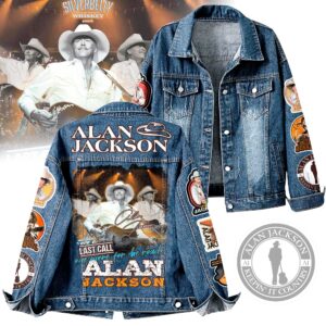 Alan Jackson Music Denim Jacket Gift For Fans