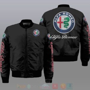 Alfa Romeo Car Style Bomber Jacket For Fans