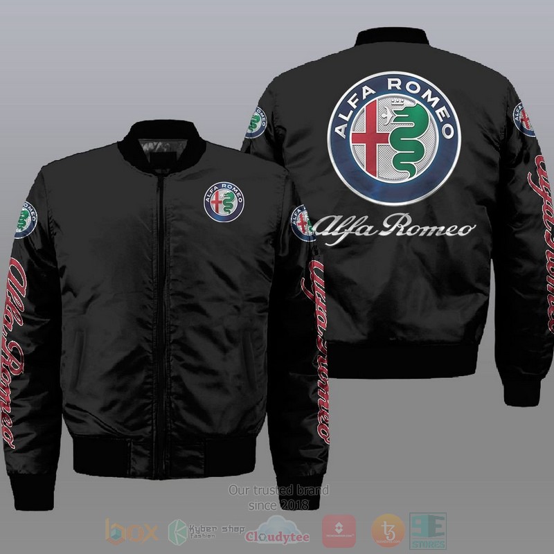 Alfa Romeo Car Style Bomber Jacket For Fans