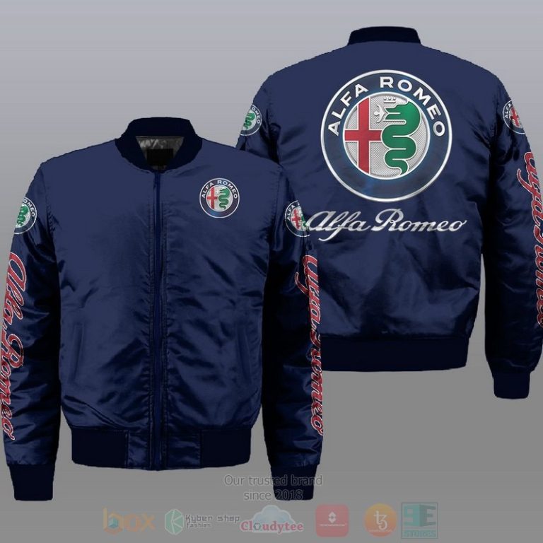 Alfa Romeo Car Style Bomber Jacket For Fans
