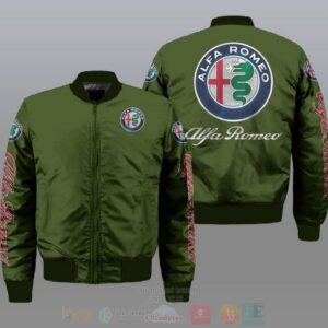 Alfa Romeo Car Style Bomber Jacket For Fans