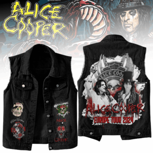 Alice Cooper Music Style Sleeveless Jacket For Fans