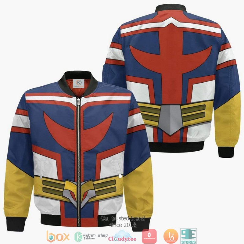 All Might My Hero Academia Mha Anime Style Bomber Jacket For Fans