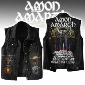 Amon Amarth Music Style Sleeveless Jacket For Fans