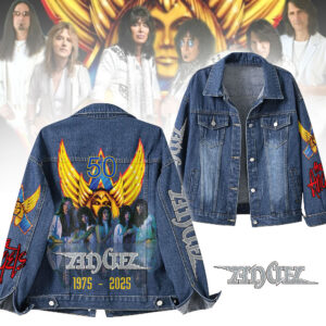 Angel Band Music Denim Jacket Gift For Fans