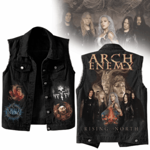 Arch Enemy Music Style Sleeveless Jacket For Fans