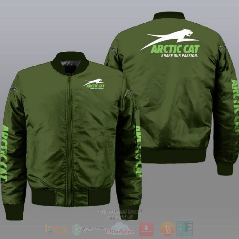 Arctic Cat Share Our Passion Car Style Bomber Jacket For Fans