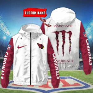 Arizona Cardinals NFL Personalized Style Windbreaker Jacket For Fans
