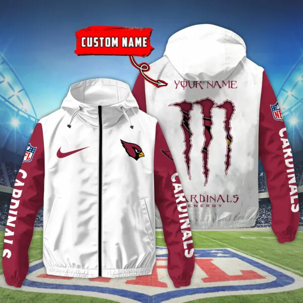 Arizona Cardinals NFL Personalized Style Windbreaker Jacket For Fans