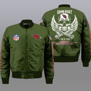 Arizona Cardinals NFL Style Bomber Jacket For Fans