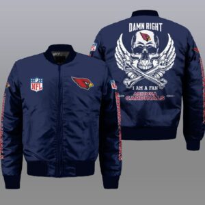 Arizona Cardinals NFL Style Bomber Jacket For Fans