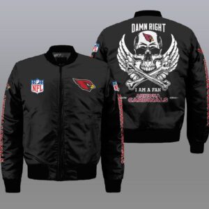 Arizona Cardinals NFL Style Bomber Jacket For Fans
