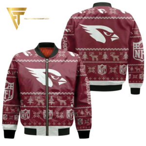 Arizona Cardinals NFL Style Bomber Jacket For Fans