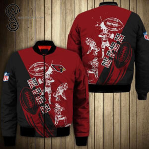 Arizona Cardinals NFL Style Bomber Jacket For Fans