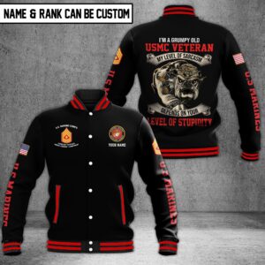 Armed Forces Style Baseball Jacket For Fans