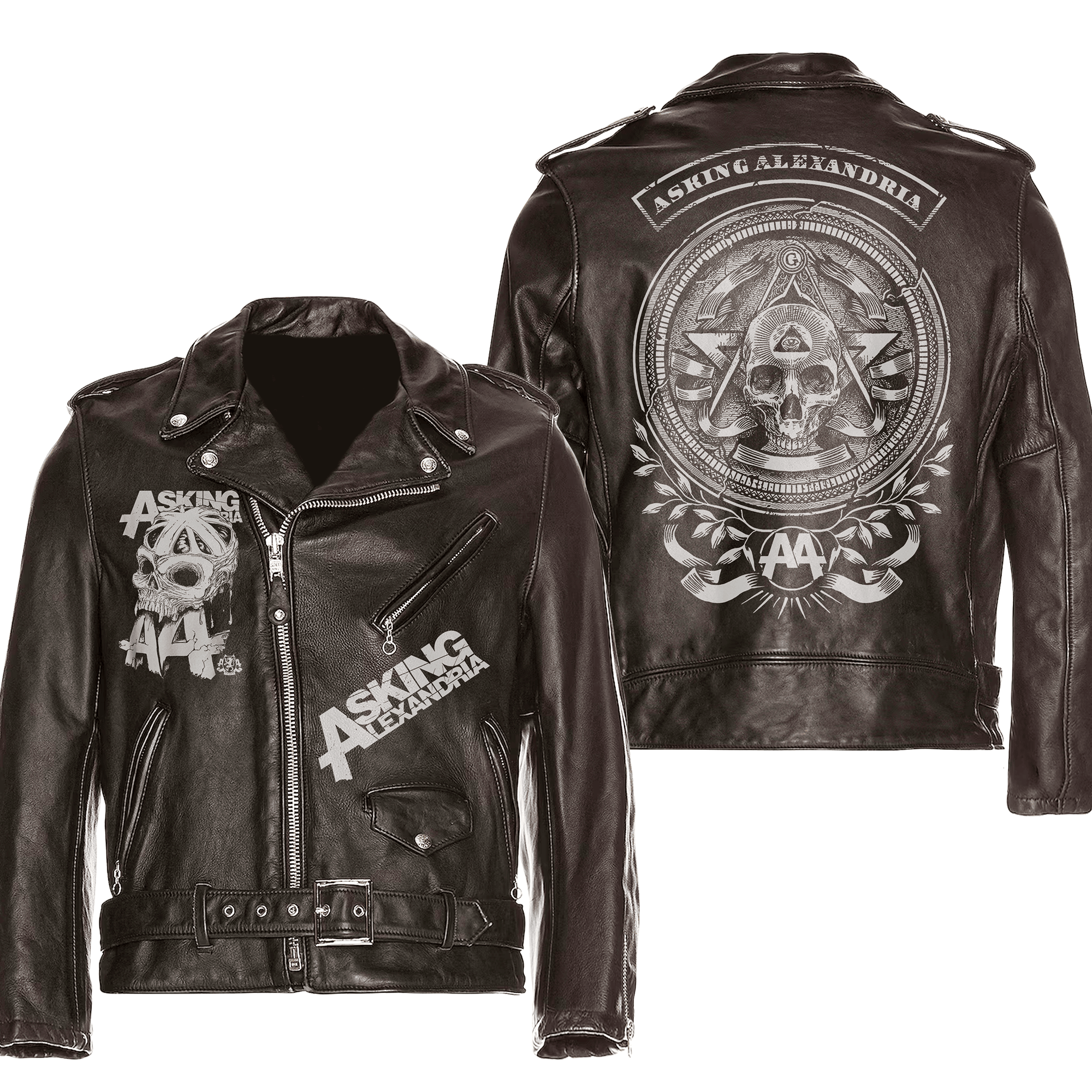 Asking Alexandria Music Style Leather Jacket For Fans