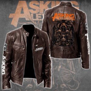 Asking Alexandria Music Style Leather Jacket For Fans