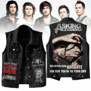 Asking Alexandria Music Style Sleeveless Jacket For Fans