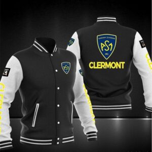 ASM Clermont Auvergne Top 14 Style Baseball Jacket For Fans