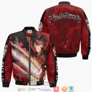 Asta Black Clover Demon Anime Style Bomber Jacket For Fans