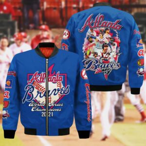 Atlanta Braves MLB Style Bomber Jacket For Fans