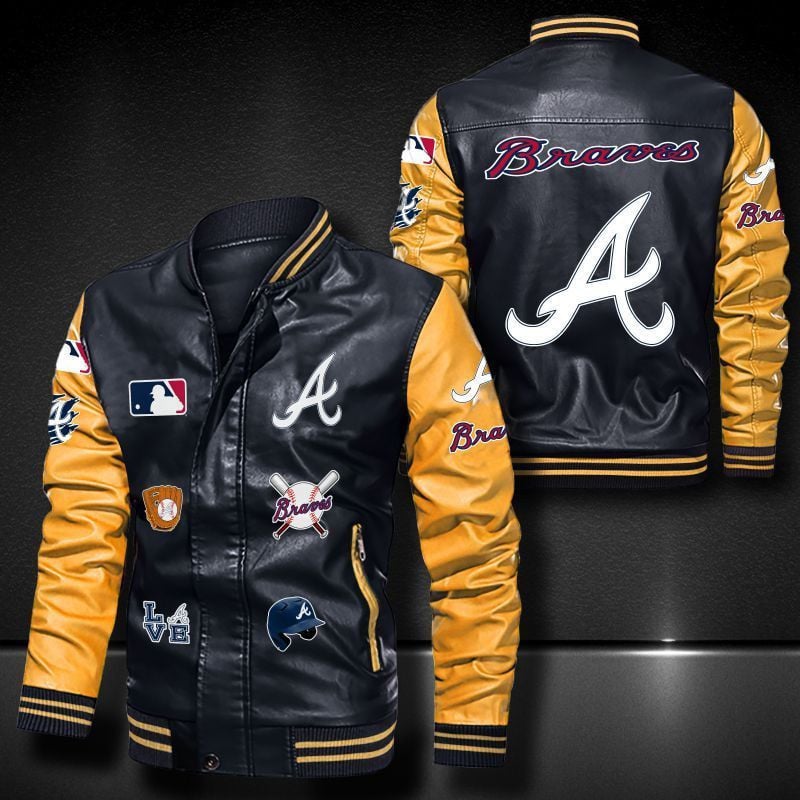 Atlanta Braves MLB Style Leather Jacket For Fans