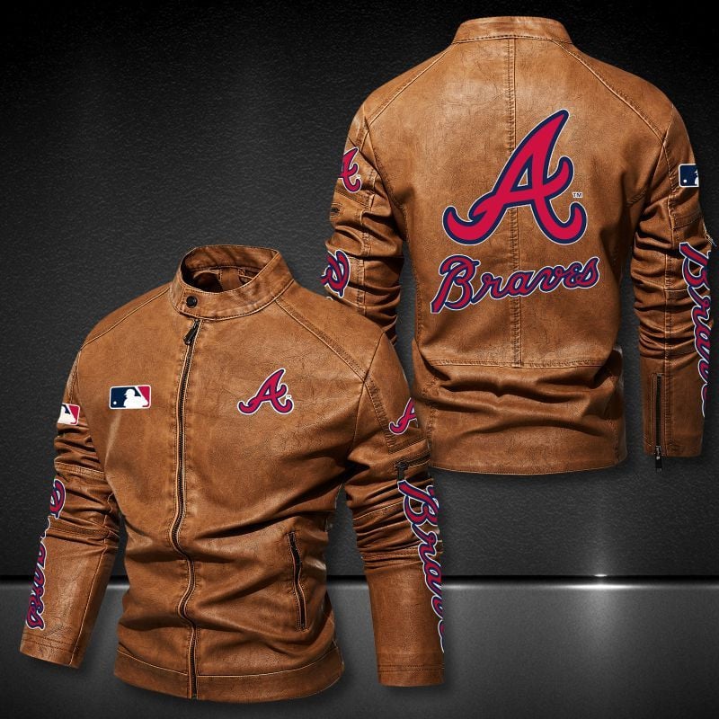Atlanta Braves MLB Style Leather Jacket For Fans