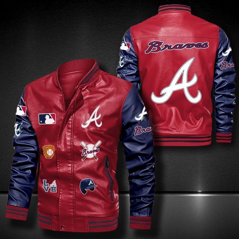 Atlanta Braves MLB Style Leather Jacket For Fans