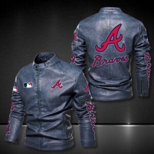 Atlanta Braves MLB Style Leather Jacket For Fans