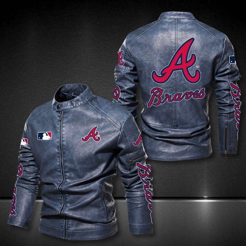 Atlanta Braves MLB Style Leather Jacket For Fans