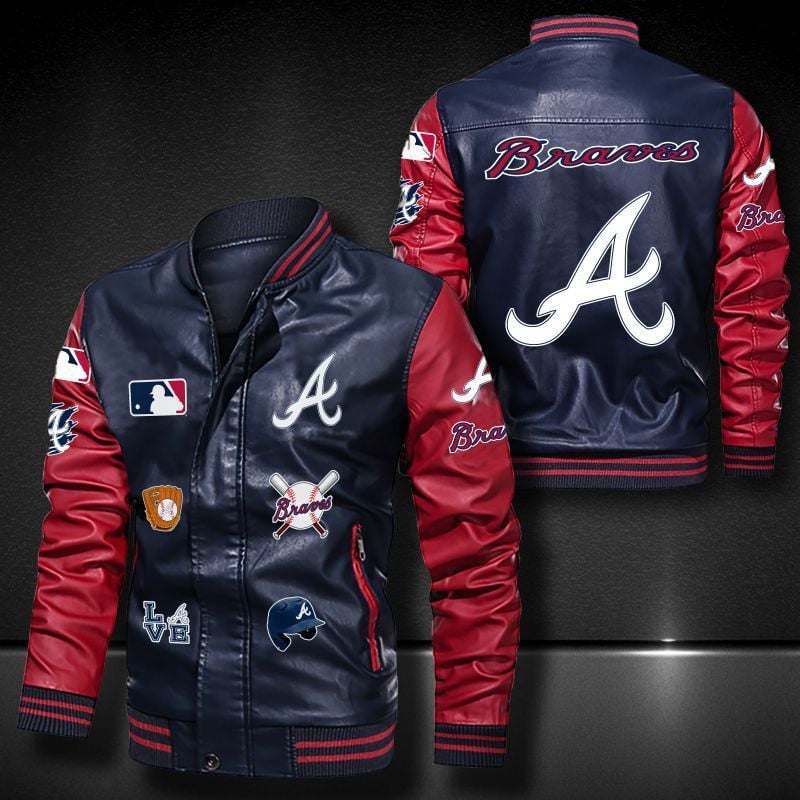 Atlanta Braves MLB Style Leather Jacket For Fans