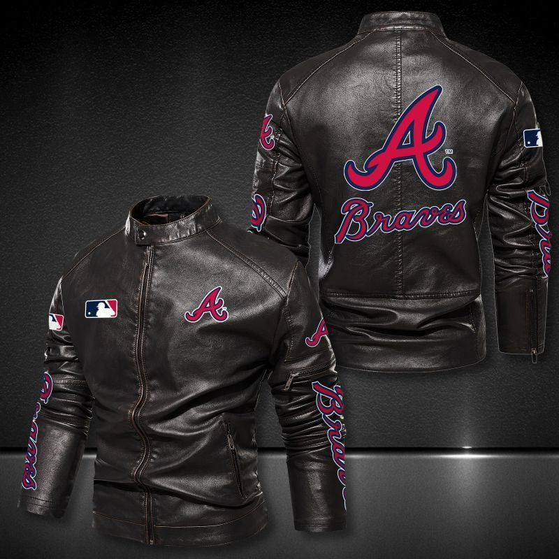 Atlanta Braves MLB Style Leather Jacket For Fans