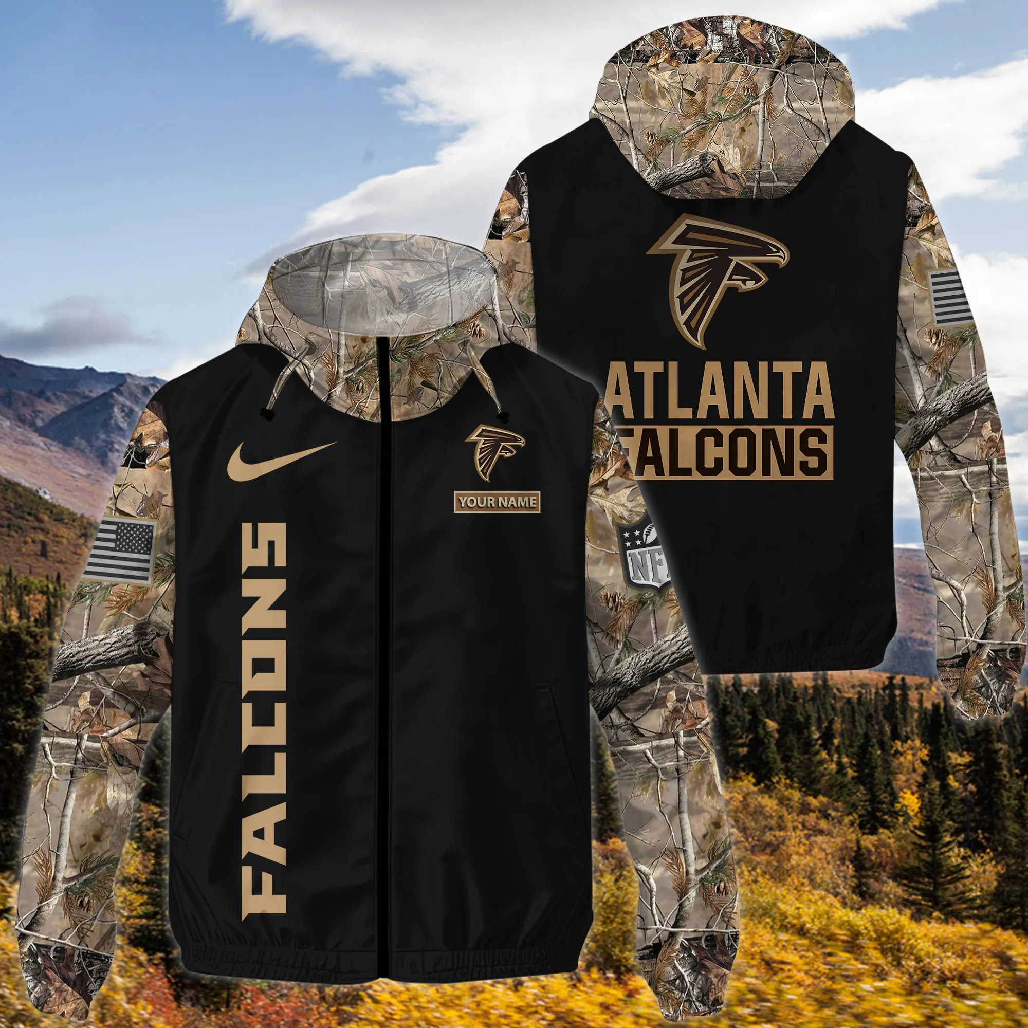 Atlanta Falcons NFL Personalized Style Windbreaker Jacket For Fans