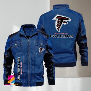 Atlanta Falcons NFL Style Denim Jacket For Fans