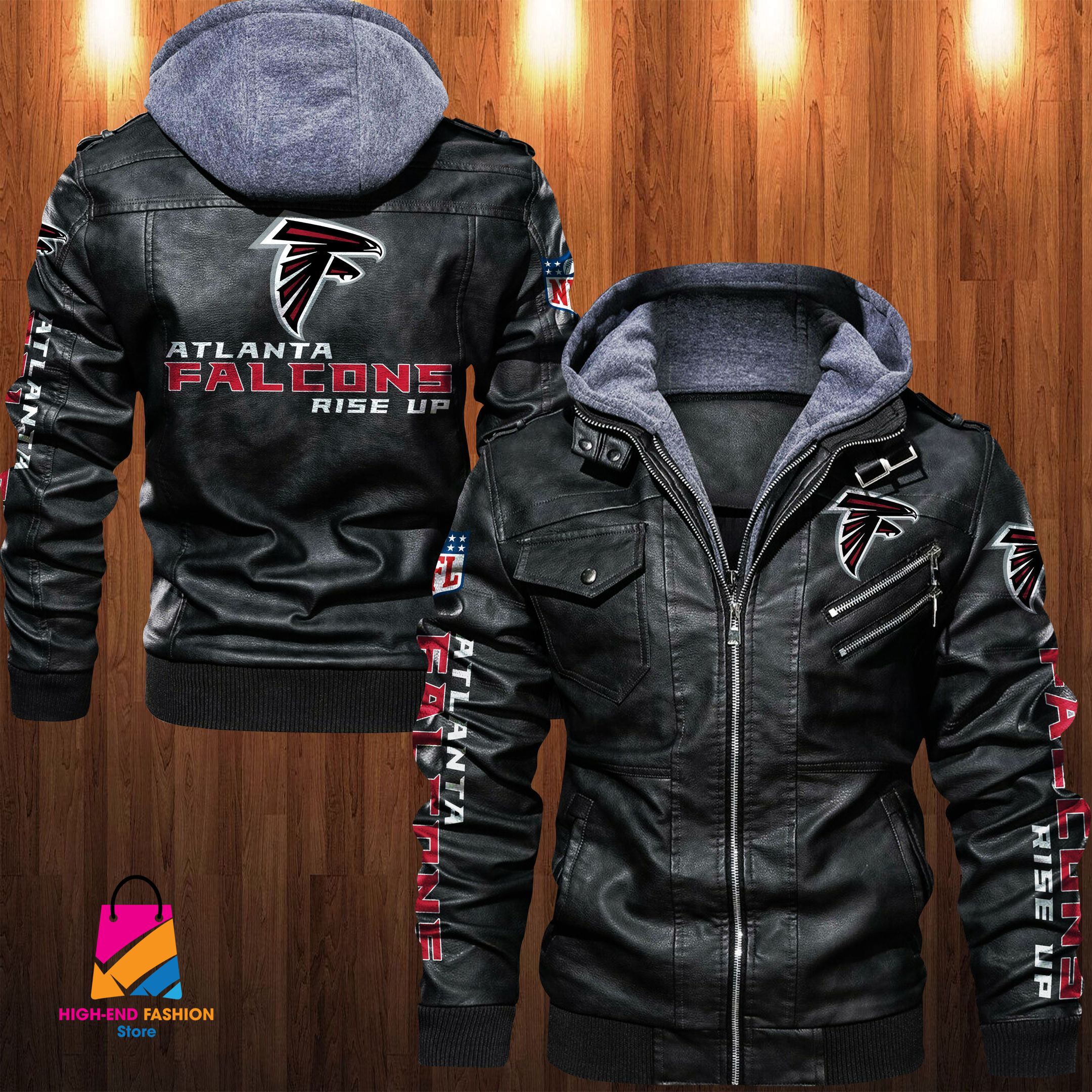Atlanta Falcons NFL Style Leather Jacket For Fan